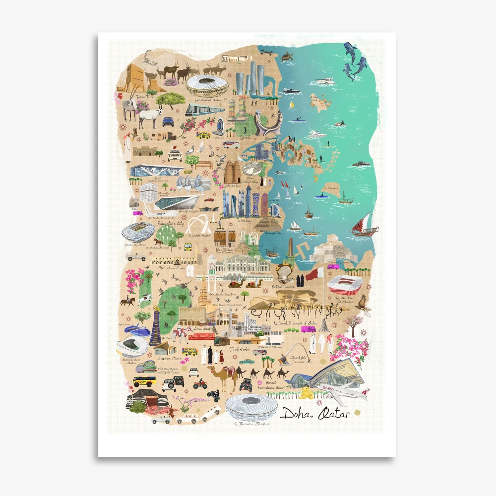 Doha map